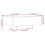 VidaXL (white, 85 x 55 x 31 cm) vidaXL Coffee Table with LED Lights Hallway Tea Side End Table Sofa Table 4