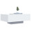 VidaXL (white, 85 x 55 x 31 cm) vidaXL Coffee Table with LED Lights Hallway Tea Side End Table Sofa Table 5