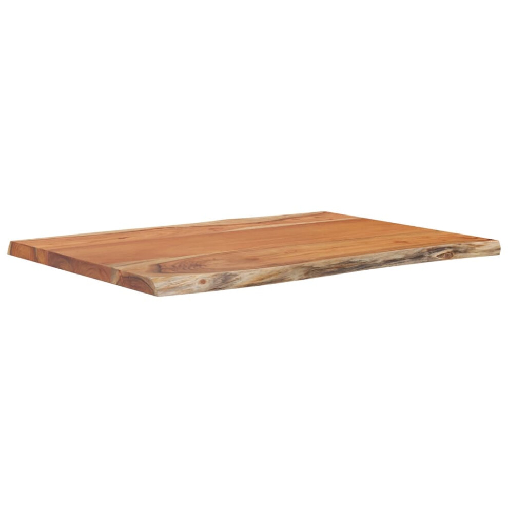 Vidaxl (50 X 40 X 2.5 Cm) Table Top Replacement Board Desktop Accessory Solid Wood Live Edge