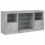 VidaXL vidaXL Sideboard with LED Lights Cupboard Highboard Side Cabinet Concrete Grey 5