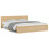 VidaXL vidaXL Bettgestell mit Kopfteil Sonoma-Eiche 180x200 cm 1