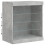 VidaXL vidaXL Sideboard with LED Lights Cupboard Highboard Side Cabinet Concrete Grey 10