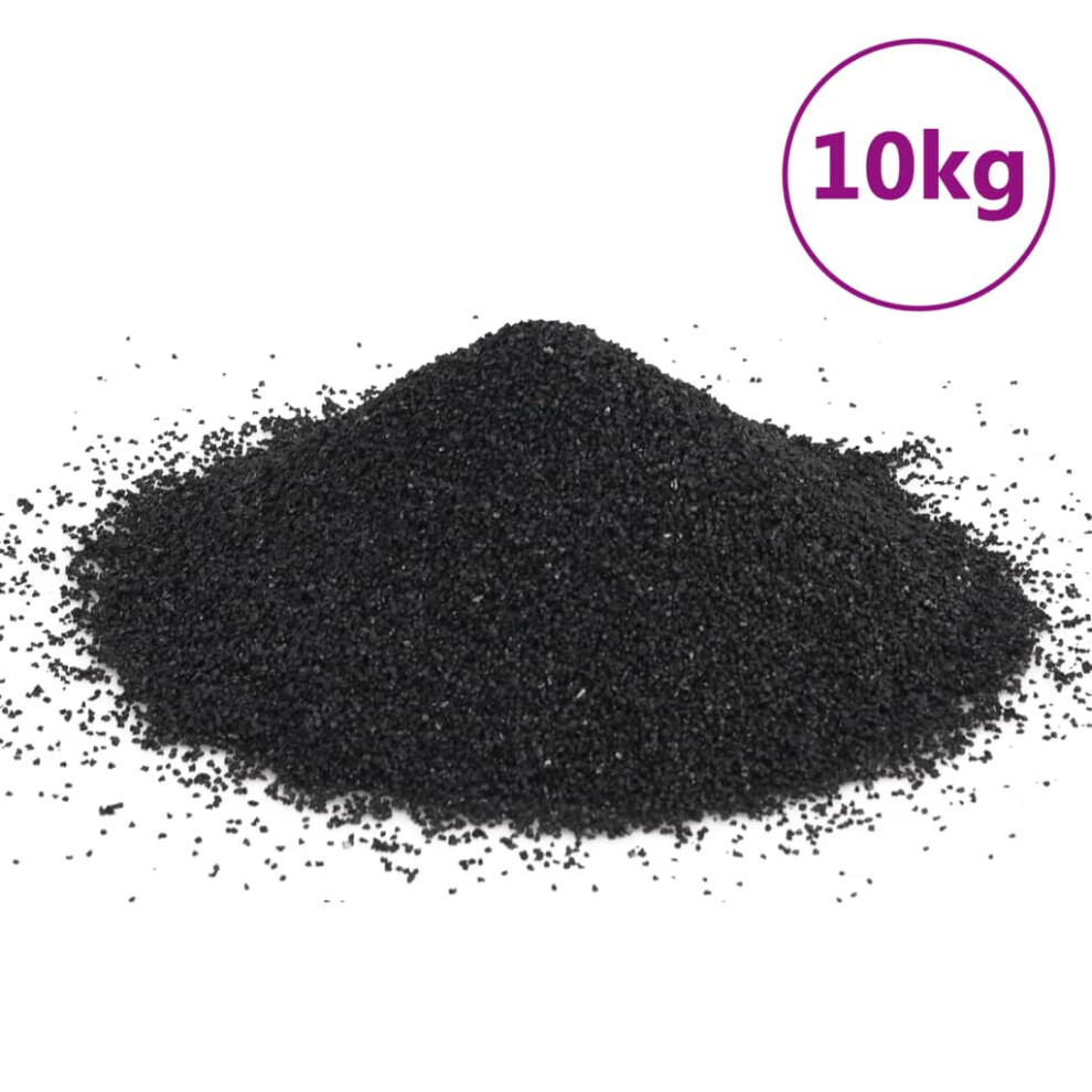 Vidaxl Aquarium Sand Natural River Sand Substrate Aquarium Gravel 10 Kg Black