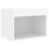 VidaXL vidaXL Bedside Cabinets with LED Lights Wall-mounted Nightstand 2 pcs White 8