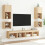 VidaXL vidaXL TV-Wandschränke mit LED-Leuchten 2 Stk. Sonoma-Eiche 5