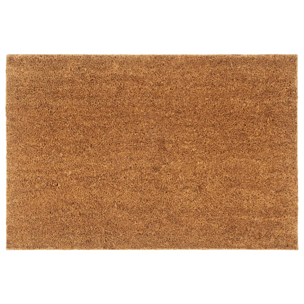 vidaXL Door Mat Floor Mat Indoor Entrance Mat Doormat Natural Tufted Coir