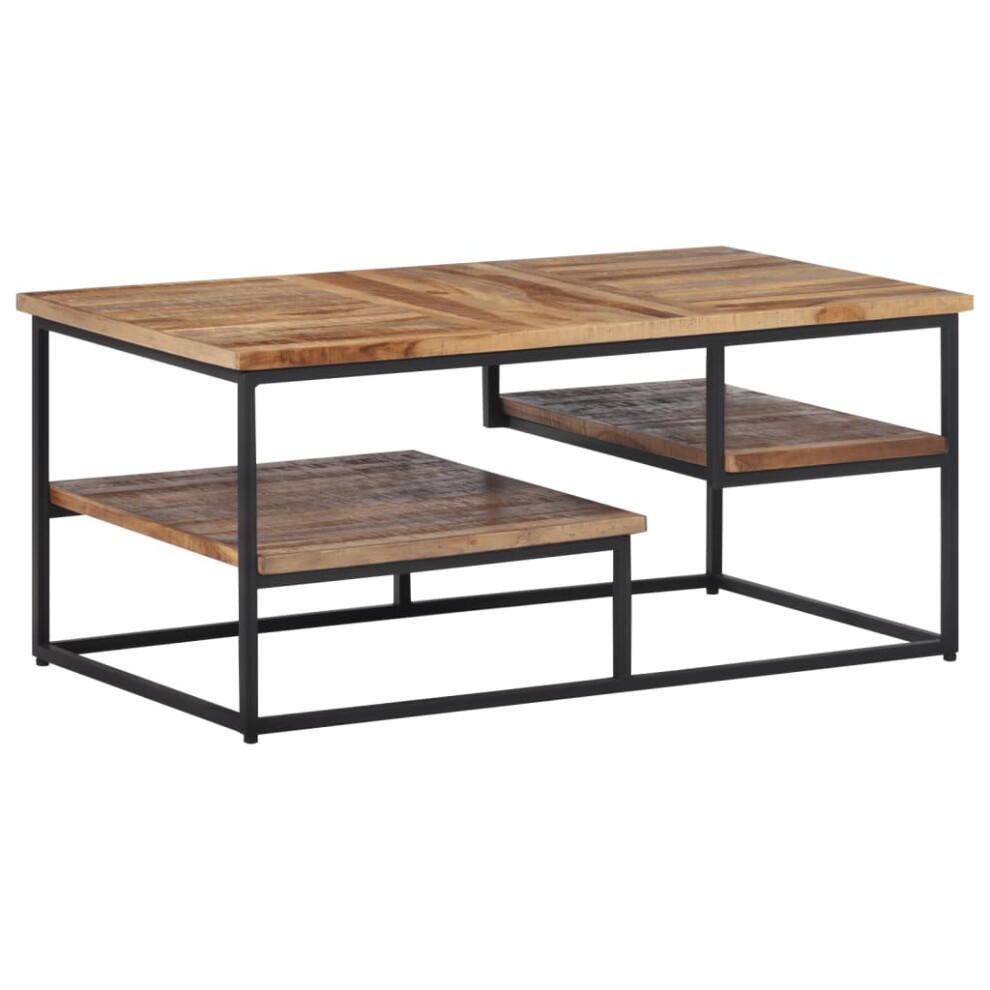 Vidaxl Coffee Table Hall Tea Side End Table Sofa Table Solid Reclaimed Teak Brown