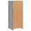 VidaXL vidaXL Sideboard with LED Lights Cupboard Highboard Side Cabinet Grey Sonoma 8