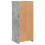 VidaXL vidaXL Sideboard with LED Lights Cupboard Highboard Side Cabinet Concrete Grey 8