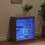 VidaXL vidaXL Sideboard with LED Lights Cupboard Highboard Side Cabinet Grey Sonoma 3