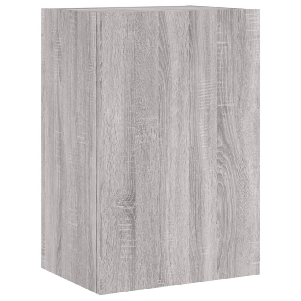 vidaXL TV Wall Cabinet Wall-mounted TV Cabinet Grey Sonoma Engineered Wood