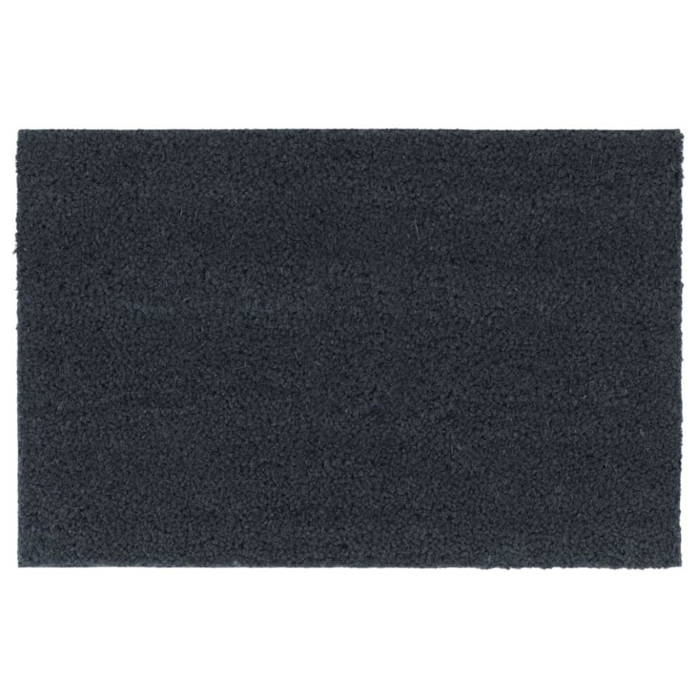 vidaXL Door Mat Floor Mat Indoor Entrance Mat Doormat Dark Grey Tufted Coir