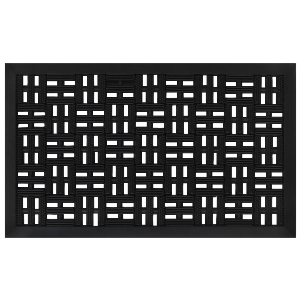 vidaXL Door Mat Floor Mat Indoor Entrance Mat Rug Doormat Rectangular Rubber