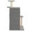 VidaXL vidaXL Cat Tree with Sisal Scratching Posts Cat Tower Climbing Tree Light Grey 5