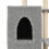 VidaXL vidaXL Cat Tree with Sisal Scratching Posts Cat Tower Climbing Tree Light Grey 7