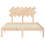 VidaXL vidaXL Bed Frame Bed Base Platform Bed with Headboard Small Double Solid Wood 6