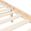 VidaXL vidaXL Bed Frame Bed Base Platform Bed with Headboard Small Double Solid Wood 10