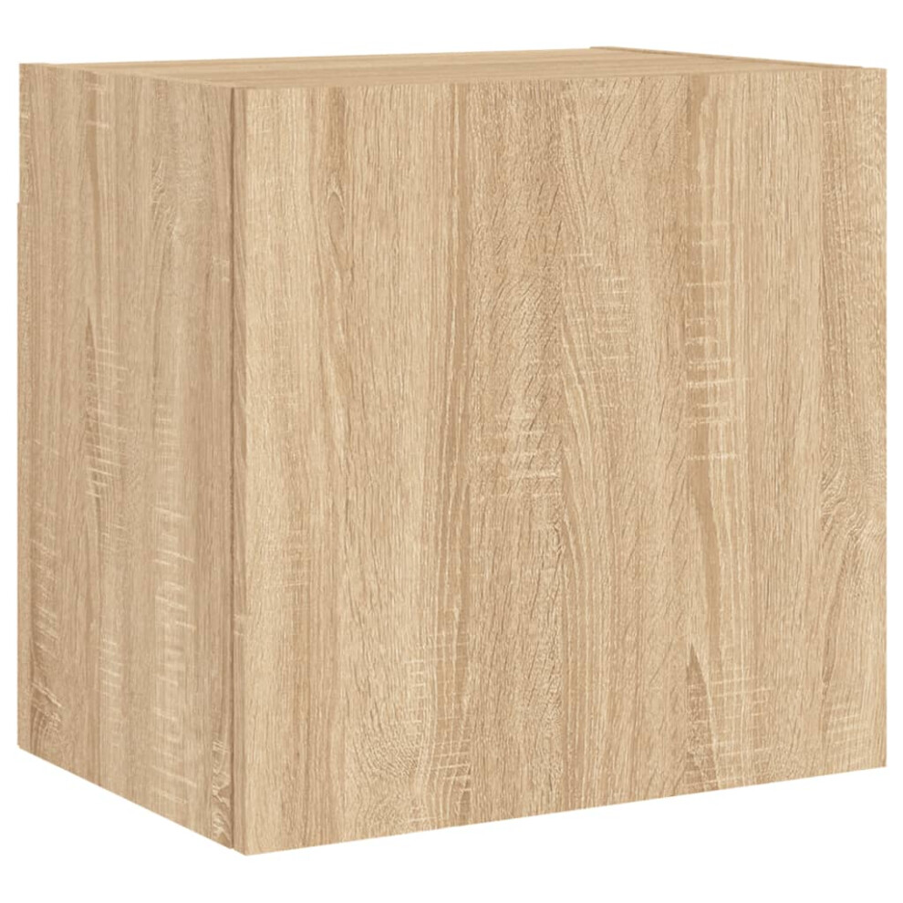 VIDAXL TV Wall Cabinet - Engineered Wood - Brown - 40x40.5x30 cm - Image 2