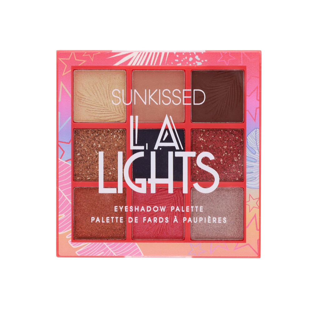 Sunkissed Glow Sunkissed Califonia Dreaming La Lights Eyeshadow Palette - 7 X 0.9G Eyeshadow, 2 X 0.9G Texture Eyeshadow