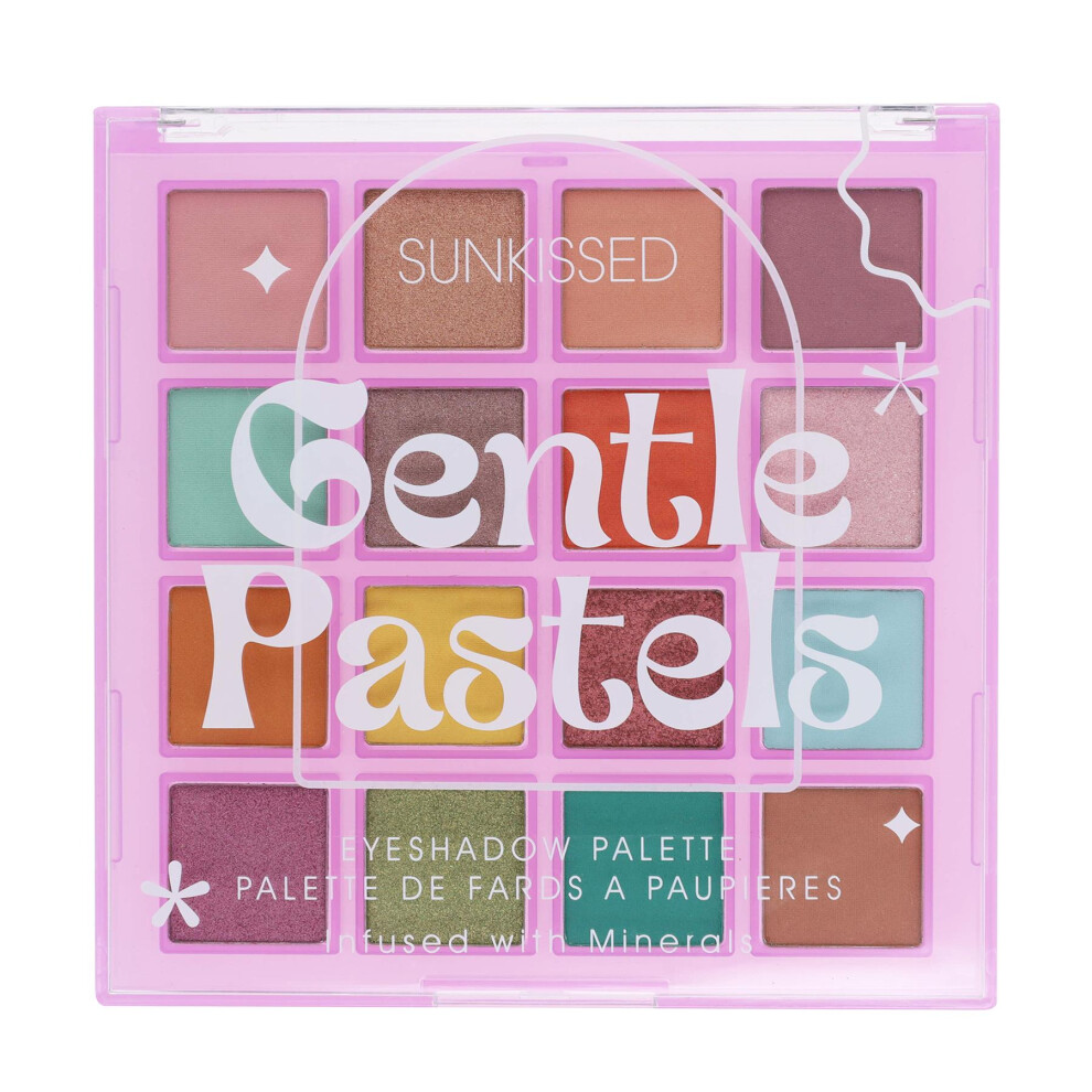 Sunkissed Glow Sunkissed Gentle Pastels Eyeshadow Palette - 16 X 2G Eyeshadow