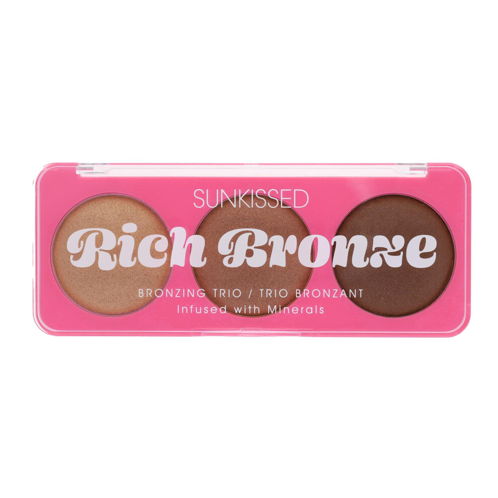 Sunkissed Glow Bronze Sunkissed Rich Bronzing Trio Palette