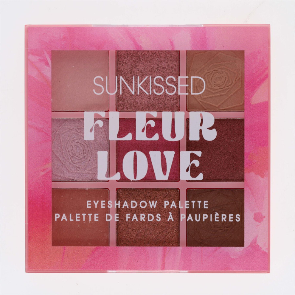 Sunkissed Glow Sunkissed Fleur Love Eyeshadow Palette - 9 X 0.9G Eyeshadow