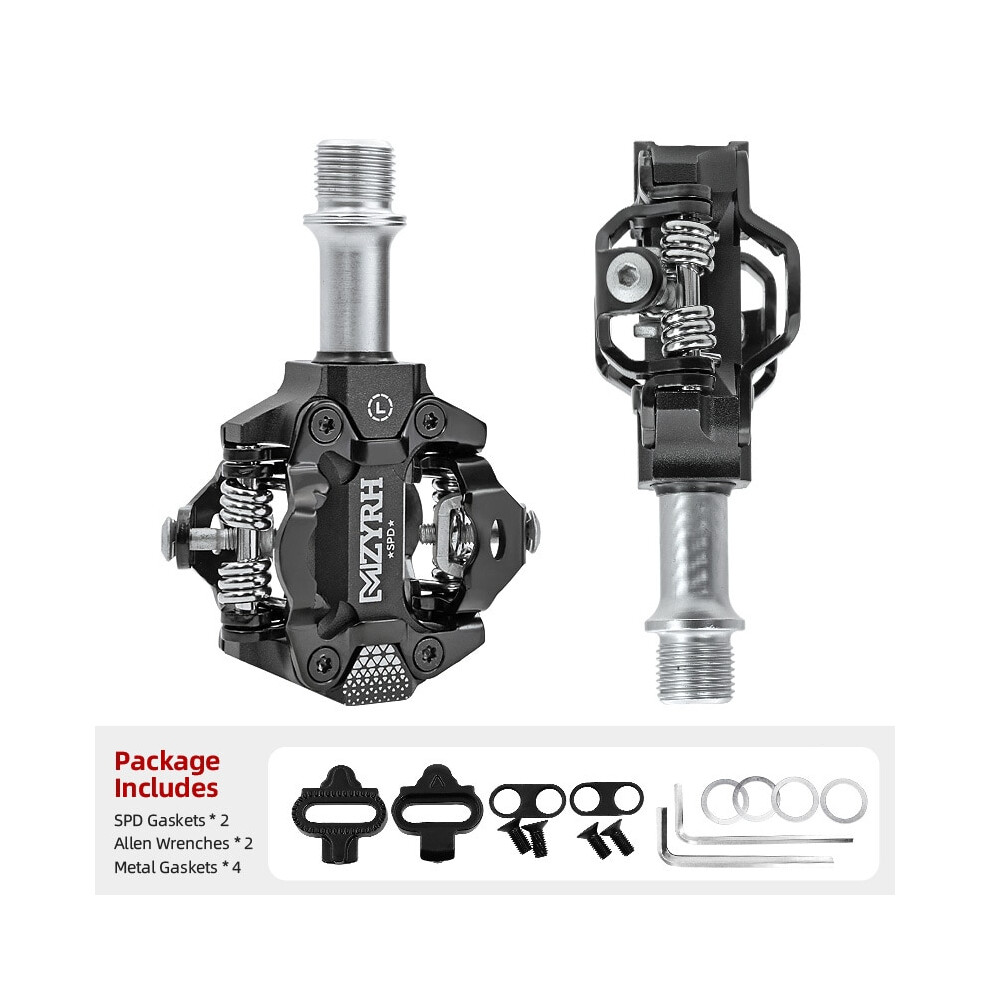 Photos - Pedal Bike Ultralight Aluminum Sealed Bearings Road Bmx Mtb SPD s(MZ-152 black)
