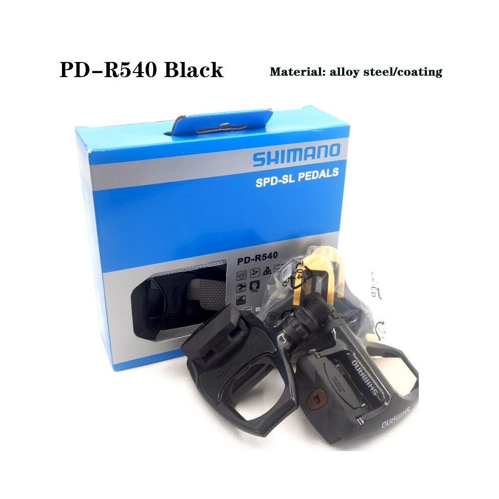 (R540-Black) SPD-SL Pedal Original PD-R540 Pedals Self-locking Road Pedal R540 Road