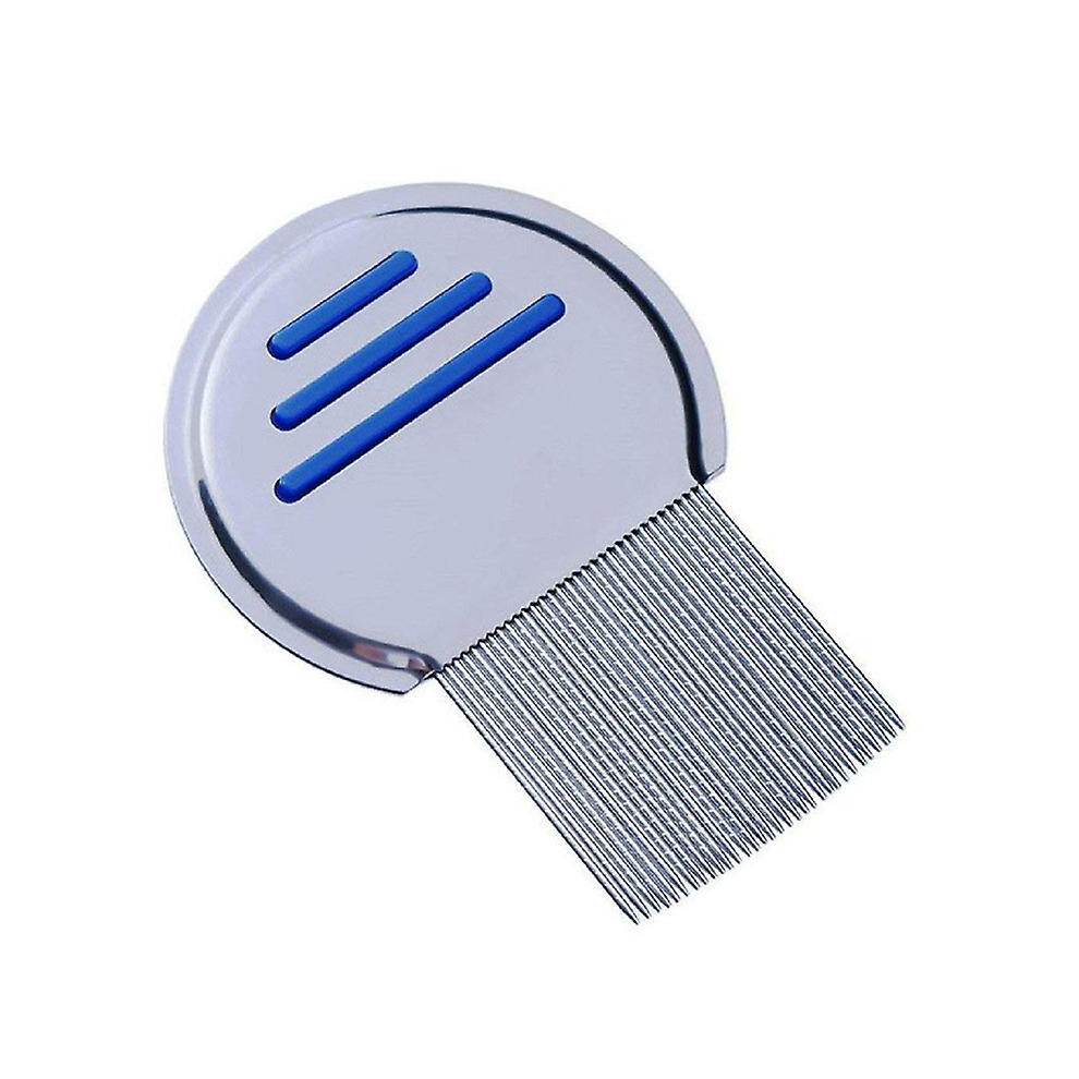 Wabjtam Terminator Lice Comb, Professional Stainless Steel Louse And Nit Comb For Head Lice Treatment, Nitrate Removal, Red