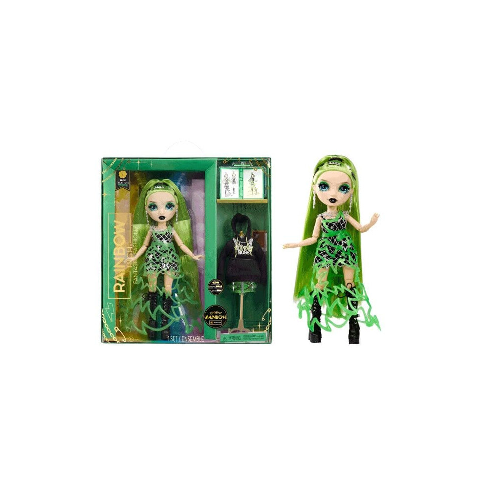 Rainbow High Fantastic Fashion - Jade Hunter 11" Fashion Doll  Green