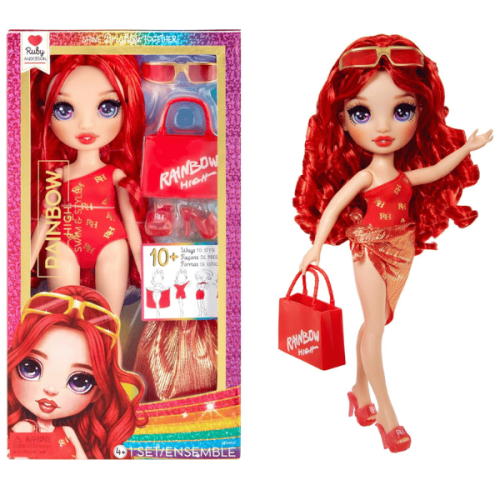 Rainbow High Swim & Style Ruby Fashion Doll