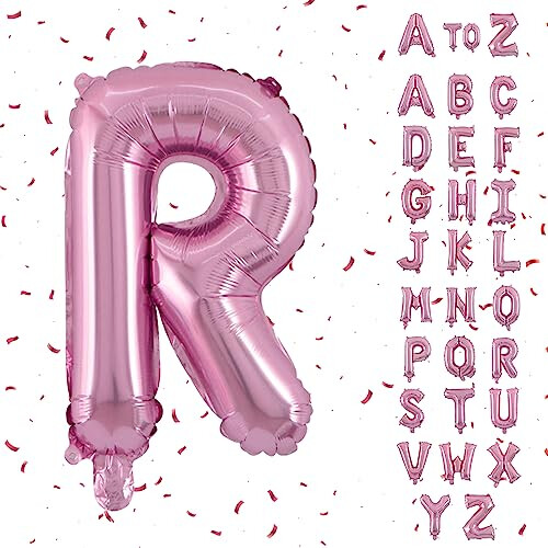 Biapian 40 Inch Letter Balloons, Giant Rose Gold Letter Q Foil Balloon