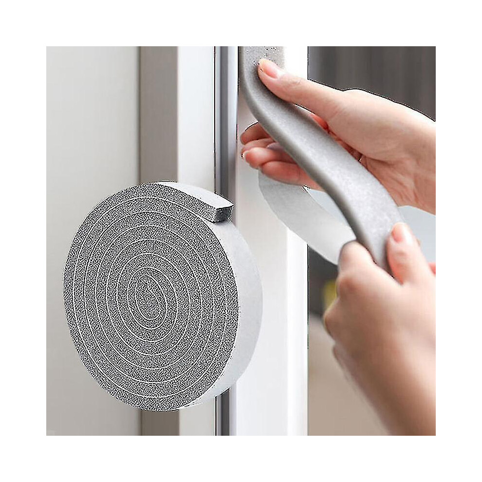 2 Rolls Door Window Sealing Strip Polyurethane Cuttable Weatherproofing Soundproof For Doors Window Shower 9324781033608