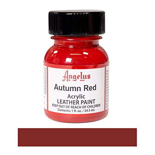 Angelus Leather Paint 1 oz Autumn Red 1