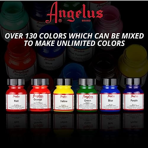 Angelus Leather Paint 1 Oz Blue Turquoise 2