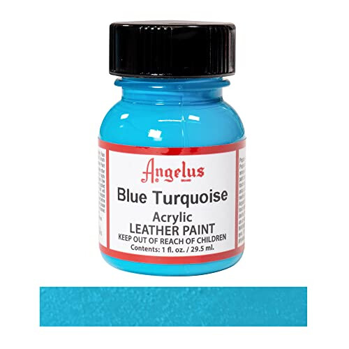 Angelus Leather Paint 1 Oz Blue Turquoise 1