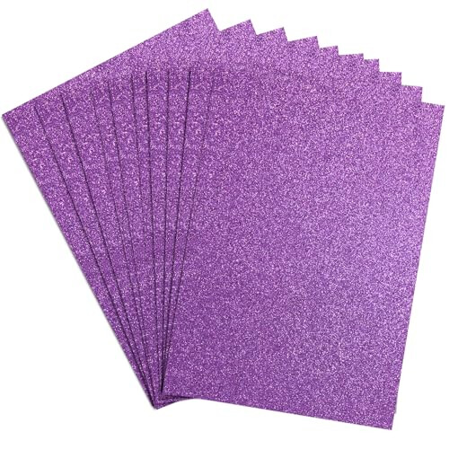 Springboard A4 Glitter Card Sheets - 230gsm Non Shed Glitter Cardstock ...