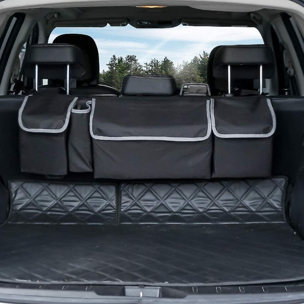 Car Organizer - Trunk Storage And Organizer To Maximize Storage Space, Can Be Used As A Rear Seat Cargo Organizer, Free Up Your Trunk 9324781045212