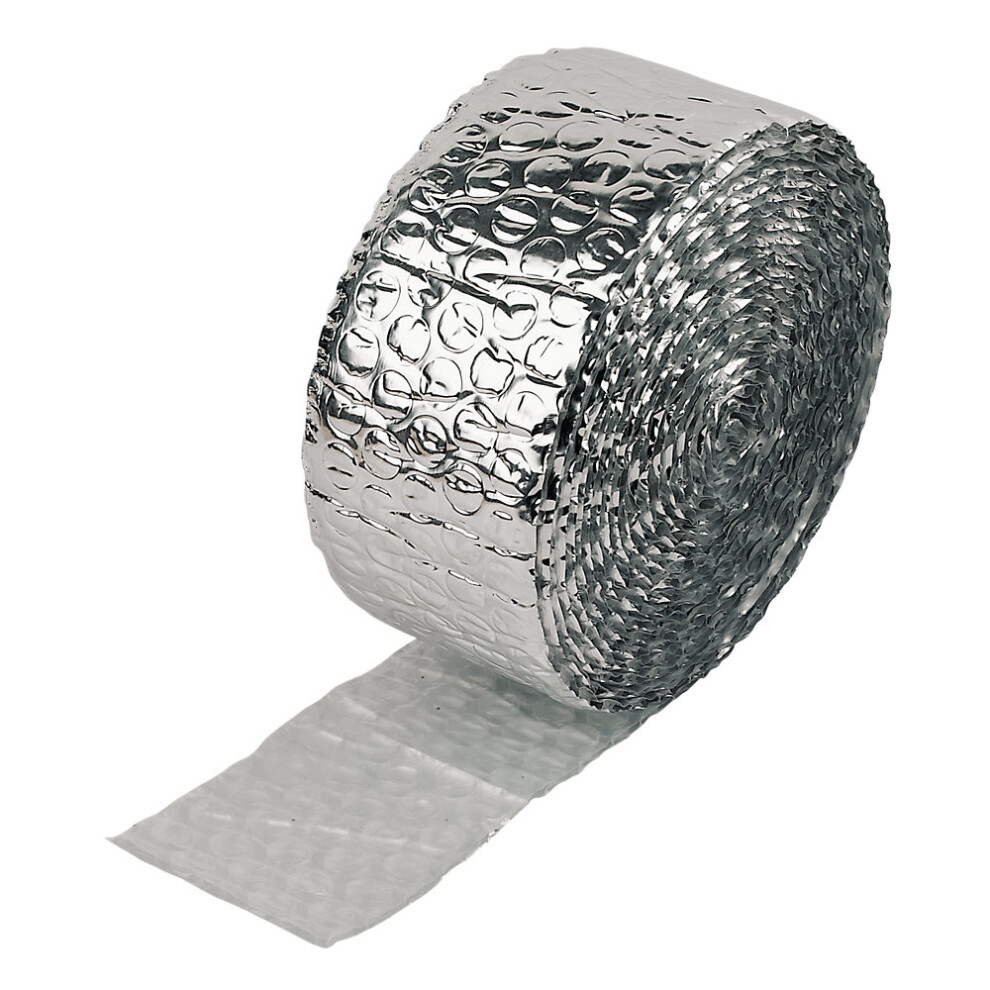 Yuzet Foil Pipe Lagging Insulation Wrap 8Cm X 7.5M Roll Bubble Lagging