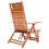 Bamboo Foldable Orthopedic Relaxing Lounger 9