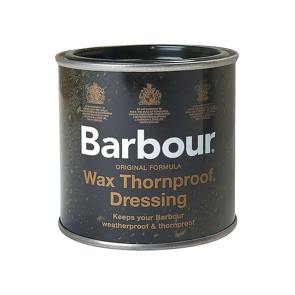 Barbour Wax Dressing Tin - Thornproof, Waterproof For Barbour Clothing / Jackets 200Ml 9324781058069
