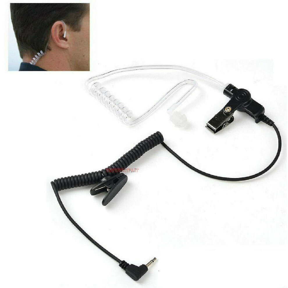 3.5Mm Police Listen Only Acoustic Tube Earpiece Headset For Motorola Speaker Mic Aespa 9324781058076