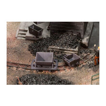 FALLER Narrow Gauge (HOe) Trolleys & Mining Carts Model Kit I HO Gauge 180916
