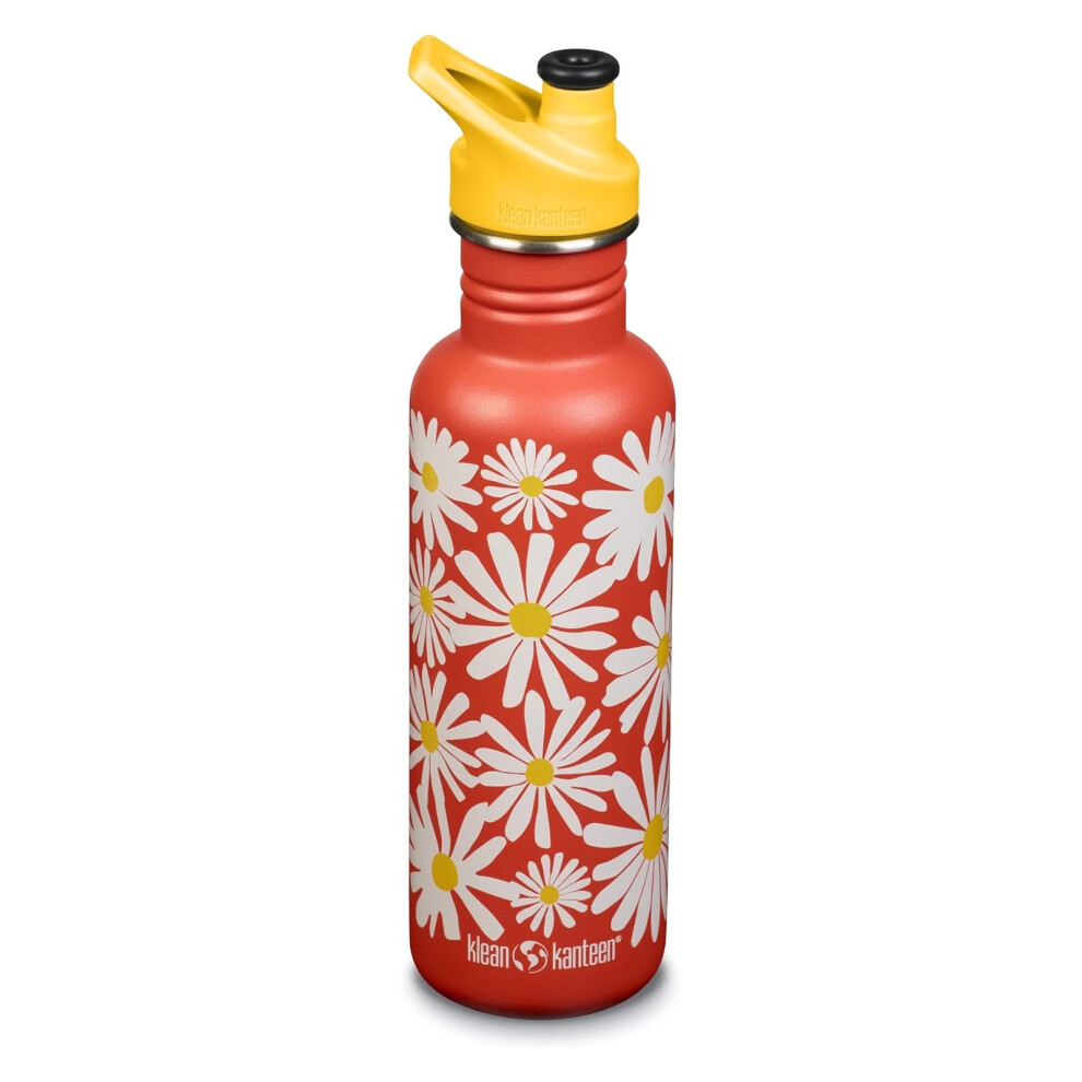 Klean Kanteen 27oz Classic - Daisy - 800ml drinks bottle with Sport Cap