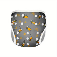 (M, G36) Reusable Waterproof Swim Nappy for Infants, Rabbit Print