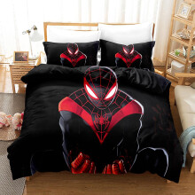 (UK DOUBLE 200x200cm) Spi15 Spider-man 3d Printed Bedding Set Duvet Cover Quilt Cover Pillowcase Kids Gift