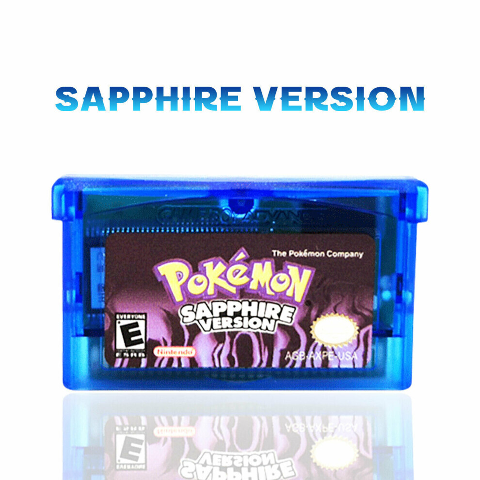 (Sapphire) Pokemon Game Card Nintendo Pokemon Ruby Games Gba Game Boy Advance Red/Green 7065177388279