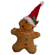 Dog Interactive Christmas Pet Plush Chew Toy Squeak Honking Santa Snowman Reindeer Penguin Turkey Dog Toys Soft Natural Corduroy Stuffed Dog Pet Xmas
