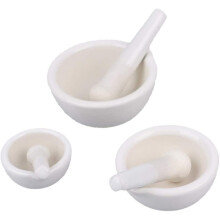 3 Sets 6cm/8cm/10cm Ceramic Mortar Spice Crusher Ceramics Bowl Mortar And Pestle Ceramics Mortar Pestle Spice Grinder Pill Crusher Set For Kitchen Hos