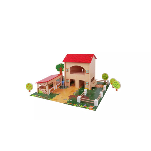 Chad Valley Wooden Farm - 40 Piece Set